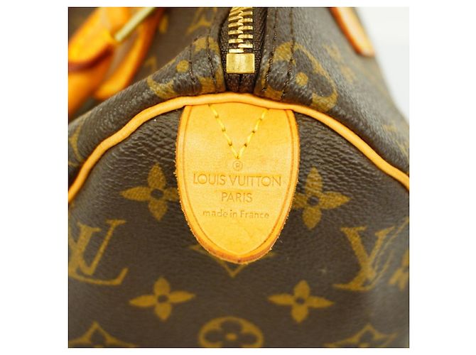 Borsa Louis Vuitton Monogram Speedy 25 Marrone - vista 5