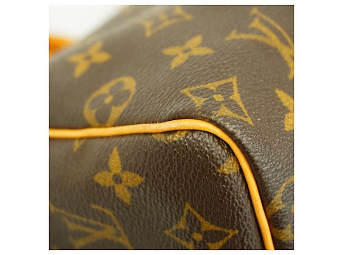 Borsa Louis Vuitton Monogram Speedy 25 Marrone - vista 7