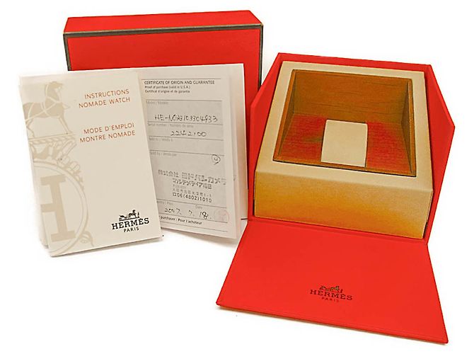 Hermès Orologio automatico da uomo in acciaio inossidabile Hermes Nomade - vista 6