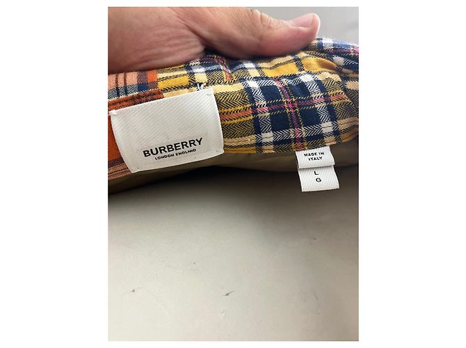 Cappotto Burberry Beige in Cotone e Poliestere da Uomo - vista 4