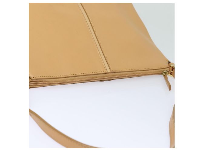Burberry Borsa a spalla in pelle beige Auth am6447 - vista 6