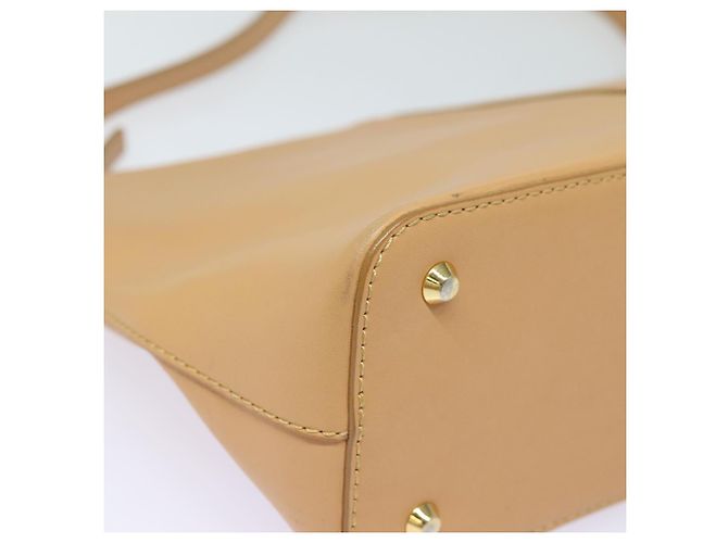 Burberry Borsa a spalla in pelle beige Auth am6447 - vista 9