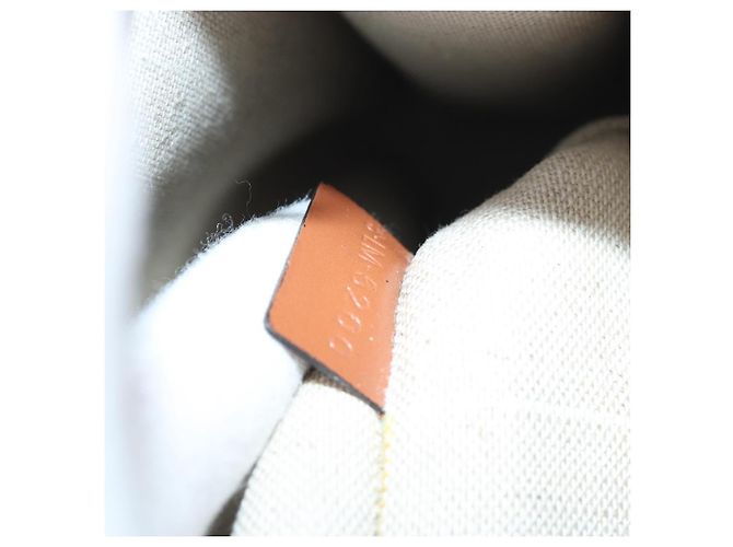 Céline Borsa a mano cabas verticale mini CELINE in tela 2 in 1 bianca Auth 82073 Bianco - vista 17