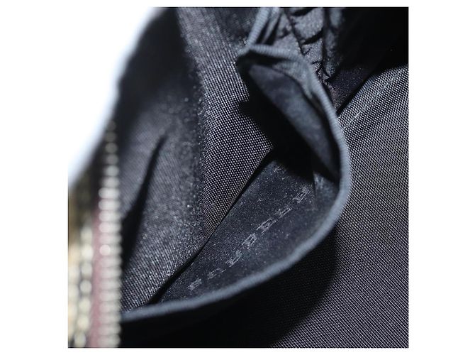 Borsa a mano in nylon nero e beige con motivo Nova Check di BURBERRY Auth yk13499 - vista 20