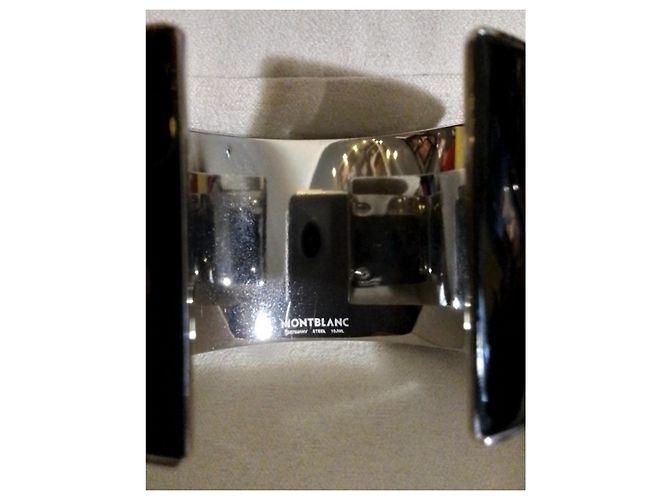 Bracciale Montblanc Star Spell acciaio e nero Argento - vista 10