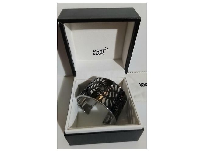 Bracciale Montblanc Star Spell acciaio e nero Argento - vista 4