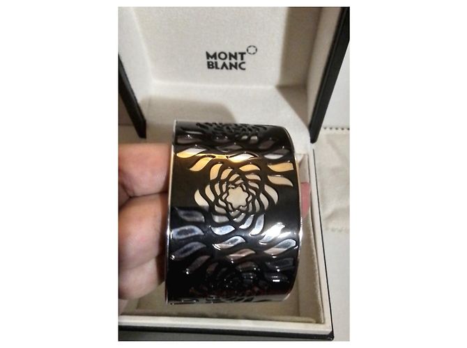 Bracciale Montblanc Star Spell acciaio e nero Argento - vista 7