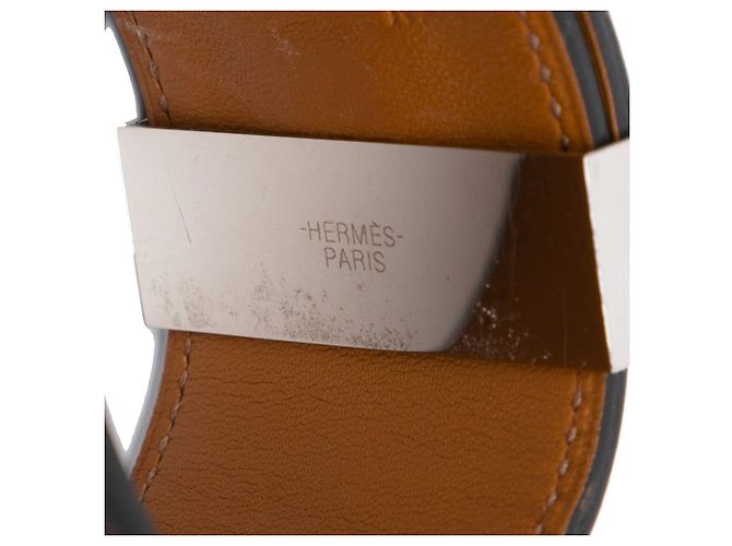Ring Hermès Bracciali in pelle HERMES Argento - vista 3
