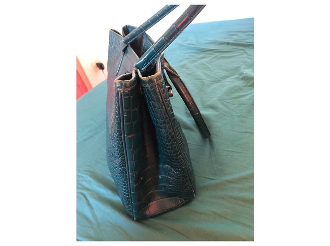Roseau Longchamp Langschamp blauer Schilfbeutel Dunkelblau - Ansicht 4