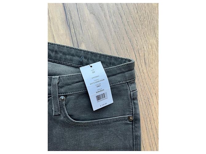 Helmut Lang Jeans grau Baumwolle - Ansicht 4