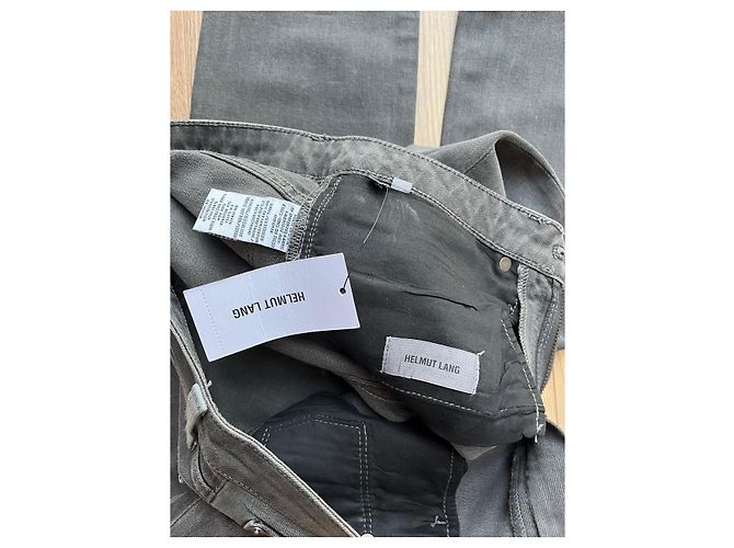 Helmut Lang Jeans grau Baumwolle - Ansicht 9
