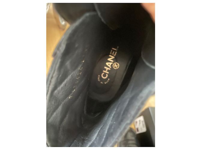 Cambon Chanel Biker-Stiefel Schwarz - Ansicht 11