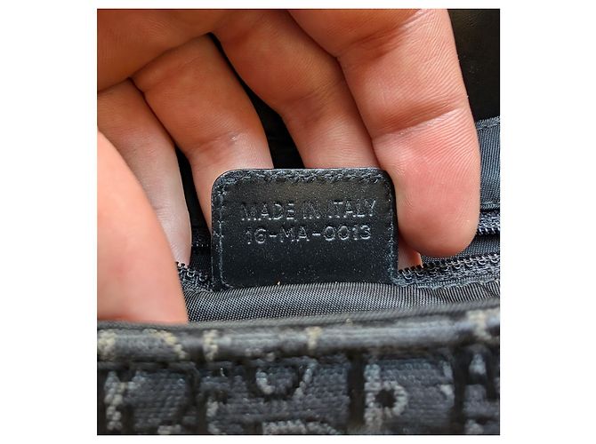 Borsa Christian Dior Columbus Nera in Pelle Nero - vista 11