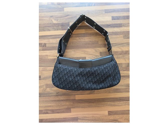 Borsa Christian Dior Columbus Nera in Pelle Nero - vista 2