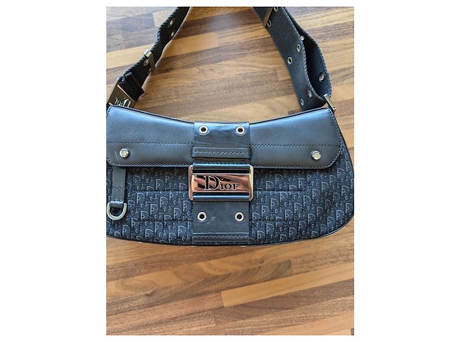 Borsa Christian Dior Columbus Nera in Pelle Nero - vista 3