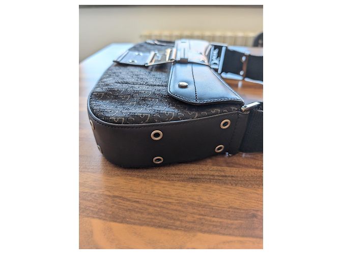 Borsa Christian Dior Columbus Nera in Pelle Nero - vista 5