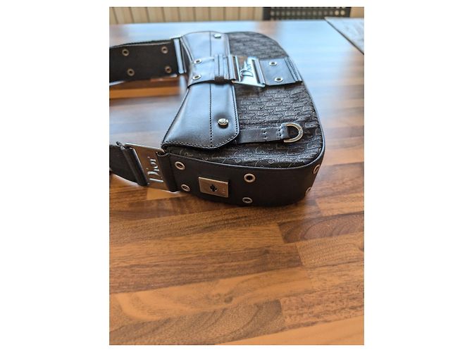 Borsa Christian Dior Columbus Nera in Pelle Nero - vista 6