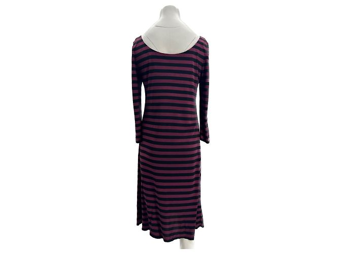 Prada Kleid T.IT 44 Seide Bordeaux - Ansicht 2