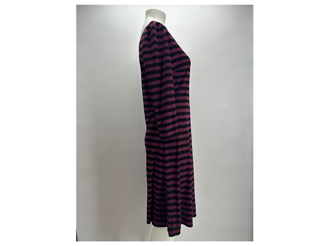 Prada Kleid T.IT 44 Seide Bordeaux - Ansicht 3