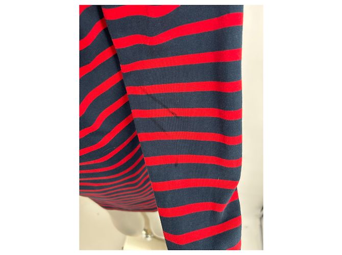 Céline Vestido Celine T.International M Algodón Roja - vista 5