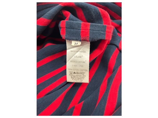 Céline Vestido Celine T.International M Algodón Roja - vista 8