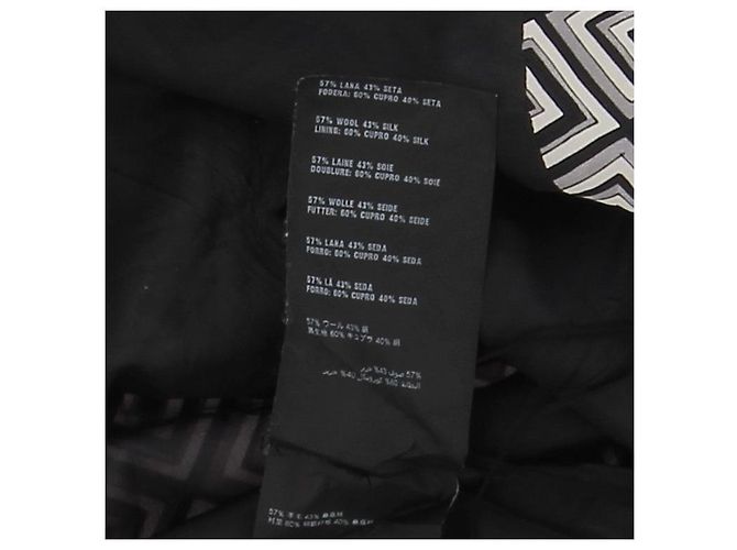 Robe Prada T.IT 44 Laine Noir - vue 7