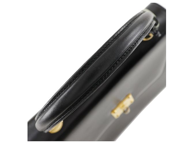 Borsa a mano in pelle di vitello nera Bally Nero - vista 5