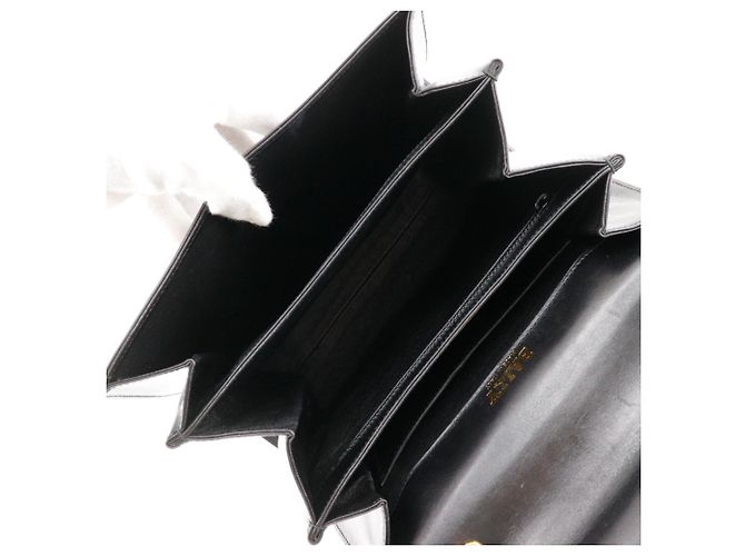 Borsa a mano in pelle di vitello nera Bally Nero - vista 6