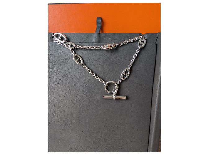 Hermès Collana Farandole di 160 cm in argento sterling 925 con scatola e ricevuta Silver hardware - vista 5