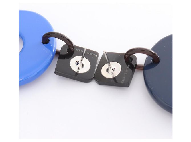 Hermès Pendientes Hermes Ism en azul/marino Azul marino - vista 6