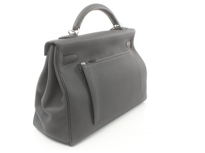Hermès Borsa Hermes HERMES Maxi Kelly 42 Plon Marrone - vista 3