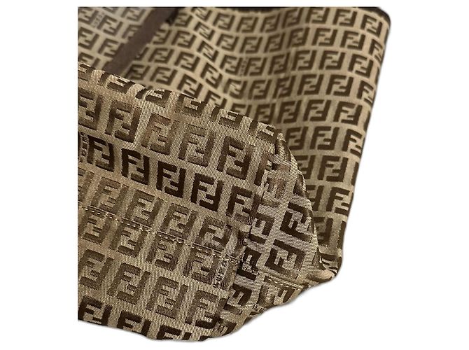 Borsa Tote Fendi Marrone Scuro Acetato - vista 4