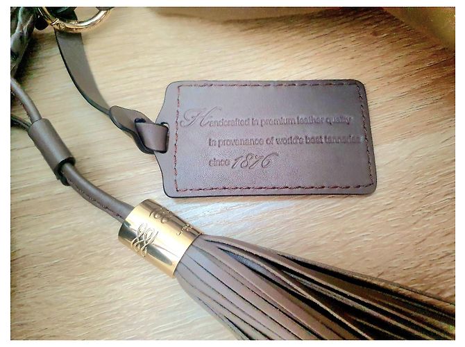 Premier Flirt Bolsa de mão Lancel 1º Flirt em couro com efeito croco taupe - vista 3