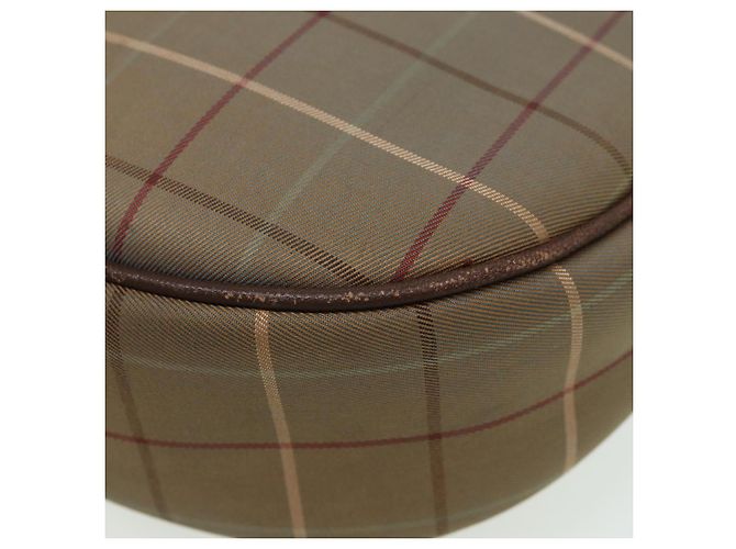 Autre Marque Borsa a Spalla Burberrys Nova Check in Tela Beige Marrone Auth bs15807 - vista 15