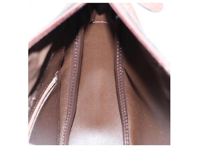Autre Marque Borsa a Spalla Burberrys Nova Check in Tela Beige Marrone Auth bs15807 - vista 19