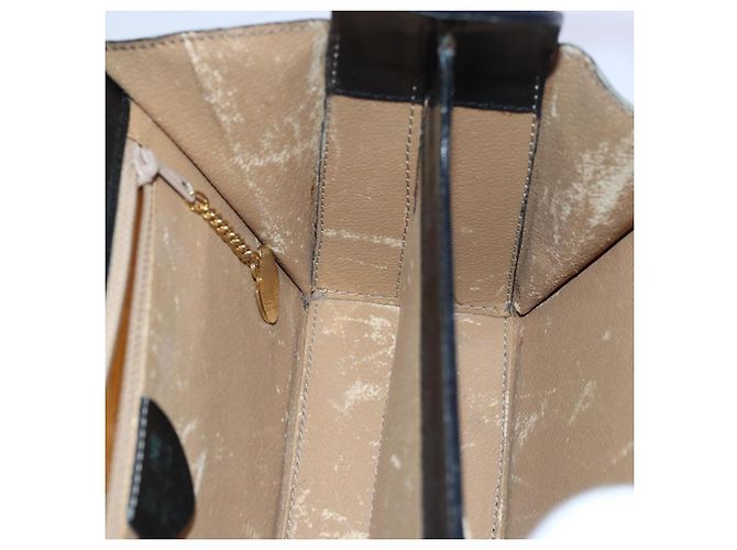 Céline Borsa a mano in pelle nera CELINE Auth 81636 Nero - vista 11