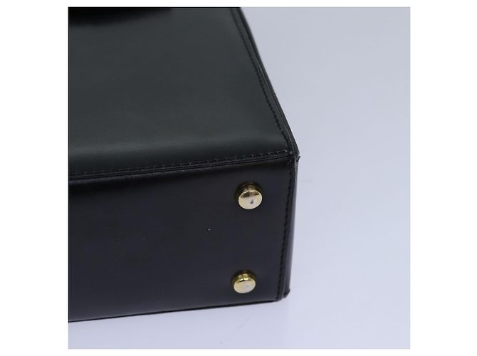 Céline Borsa a mano in pelle nera CELINE Auth 81636 Nero - vista 15