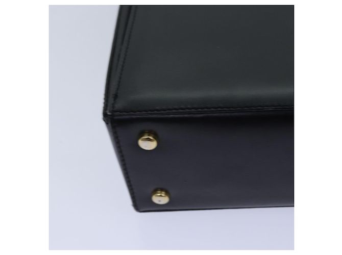 Céline Borsa a mano in pelle nera CELINE Auth 81636 Nero - vista 16
