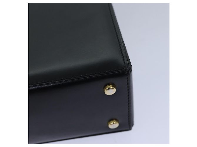 Céline Borsa a mano in pelle nera CELINE Auth 81636 Nero - vista 17