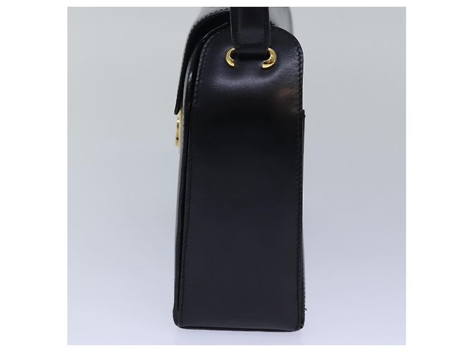 Céline Borsa a mano in pelle nera CELINE Auth 81636 Nero - vista 4