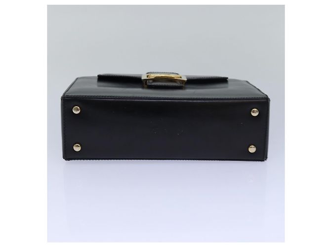 Céline Borsa a mano in pelle nera CELINE Auth 81636 Nero - vista 5