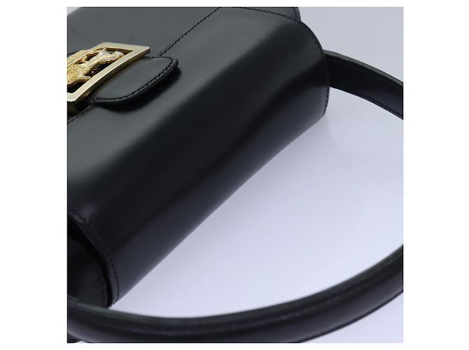 Céline Borsa a mano in pelle nera CELINE Auth 81636 Nero - vista 6