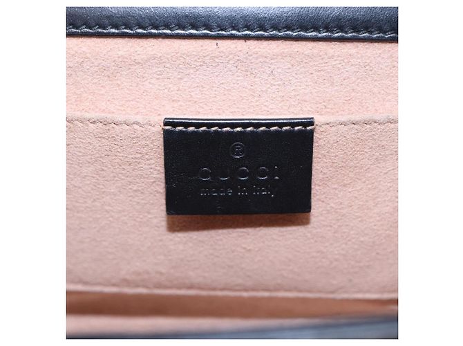 Borsa a spalla GUCCI Padlock GG Supreme in PVC beige 432182 Auth ar12095 - vista 20