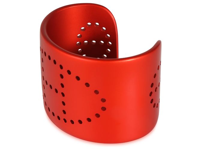 Bracciale Hermès Evelyne Sunset in alluminio - vista 3