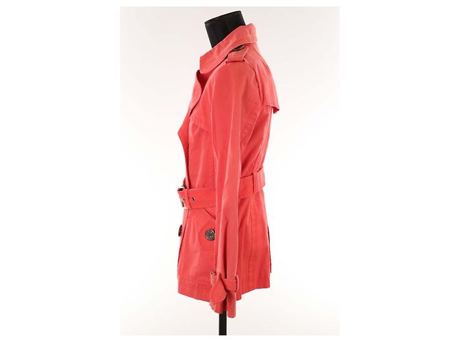 Burberry Trench in cotone Rosso - vista 5