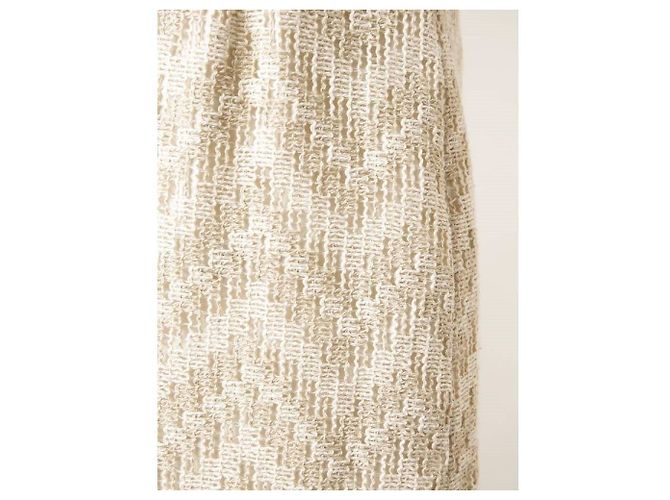Jean Louis Scherrer Falda de punto Jean-Louis Scherrer Beige Crudo Arena - vista 5