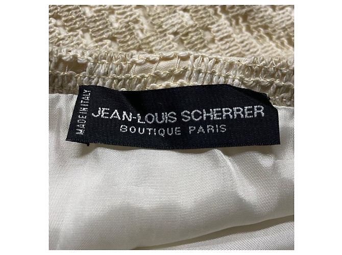 Jean Louis Scherrer Falda de punto Jean-Louis Scherrer Beige Crudo Arena - vista 6