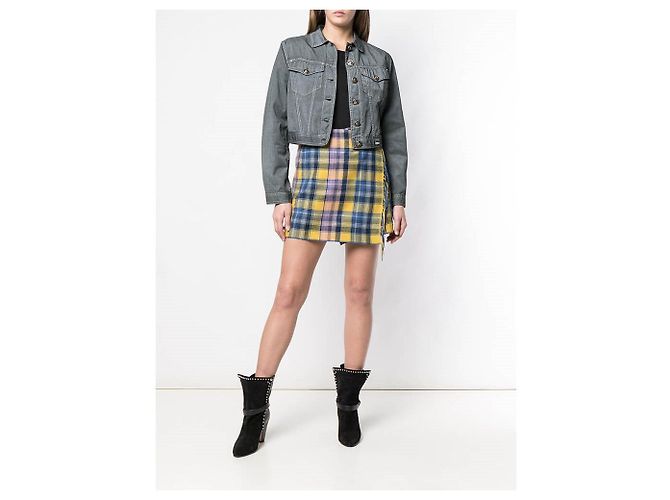 Graue Denimjacke von Versace - Ansicht 2