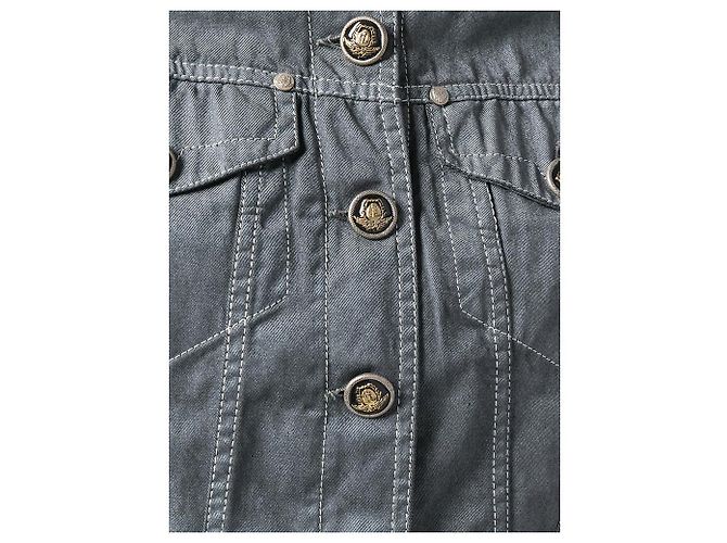 Graue Denimjacke von Versace - Ansicht 5