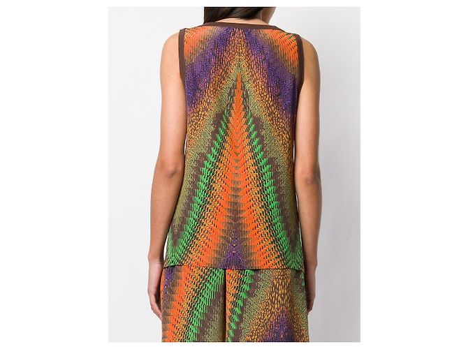 Top sin mangas marrón Missoni - años 2000 Multicolor - vista 4